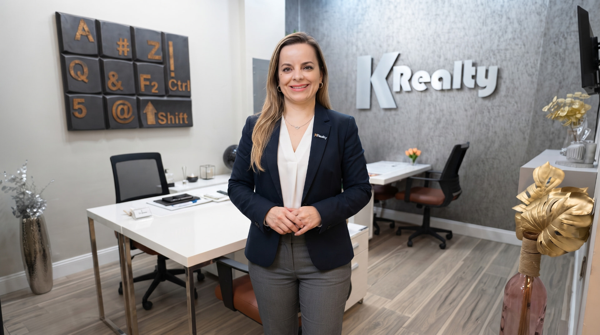 Karine Nascimento, corretora de imóveis na Florida